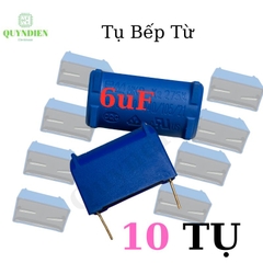 Tụ bếp từ 6uF 275VAC/400VDC đứng