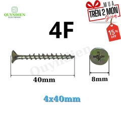 Vít Vàng Bắn Gỗ 4F - Túi 100 Con=195g