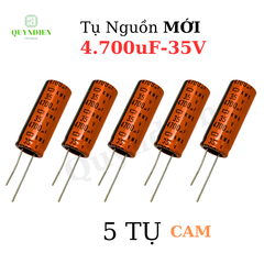 Tụ Hóa Lọc Nguồn 4700uF/35V Màu CAM