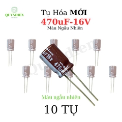 Tụ hóa 470uf-16v 25v 35v 50v màu ngẫu nhiên