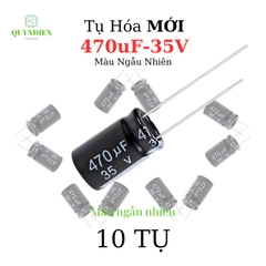 Tụ hóa 470uf-16v 25v 35v 50v màu ngẫu nhiên