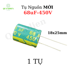 Tụ lọc nguồn 68uf  400v  tụ máy lạnh tụ điều hoà tụ mạch điện (18x25mm)