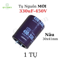Tụ lọc nguồn 330uf - 450v New (30x41mm)