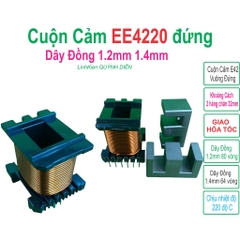 Cuộn cảm E42x20 (6 +6 chân) Quấn sẵn Dây Đồng 1.2mm - 1.4mm
