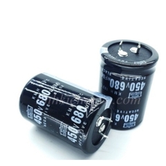 Tụ lộc nguồn 680uF 450V DC (35x50mm)-giao ngẫu nhiên màu Đen hoặc màu Nâu