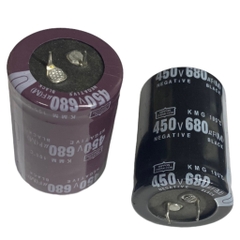 Tụ lộc nguồn 680uF 450V DC (35x50mm)-giao ngẫu nhiên màu Đen hoặc màu Nâu
