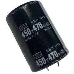 Tụ lộc nguồn 470uF 450V DC mới  màu ĐEN (35×50mm)
