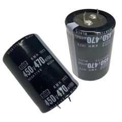 Tụ lộc nguồn 470uF 450V DC mới  màu ĐEN (35×50mm)