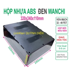 Hộp Nhựa ABS GHÉP WANCHI 320x240x110mm Màu Đen