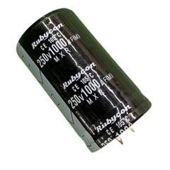 Tụ lọc nguồn 1000uF-250V màu Đen cao 40mm và 50mm