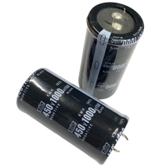 Tụ lọc nguồn 1000uF 450V chuyên dùng trong mạch lọc nguồn DC, mạch công suất cao, thích hợp cho các thiết bị điện tử