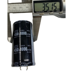 Tụ lọc nguồn 1000uF 450V chuyên dùng trong mạch lọc nguồn DC, mạch công suất cao, thích hợp cho các thiết bị điện tử