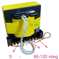 Biến áp xung quấn mới E5520 VUÔNG Đứng ( Có nguồn phụ 24v dùng cho IGBT )