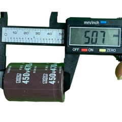 Tụ lộc nguồn - tụ hóa nâu 470uF 450V mới (35×50mm)