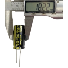 Tụ lộc nguồn 100uf 450V mới 100% chân mềm