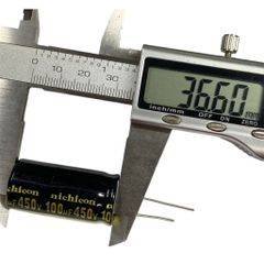 Tụ lộc nguồn 100uf 450V mới 100% chân mềm