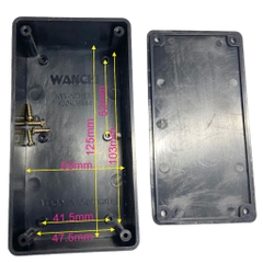 Hộp Nhựa ABS WANCHI 130x68x44mm Màu Đen