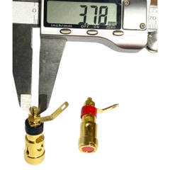 Trạm Loa Nhấn Vàng Loại Nhỏ 33mm Đỏ/Đen