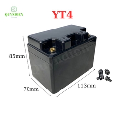 Vỏ Bình Đề Xe Máy YT5 Cọc Tròn Nắp Đục