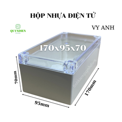 Hộp Nhựa Vy Anh 170x95x70mm Màu Trắng