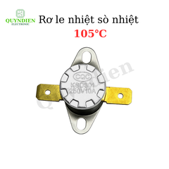Rơ le nhiệt sò nhiệt 105℃ – 250V 10A - Túi 5 cái