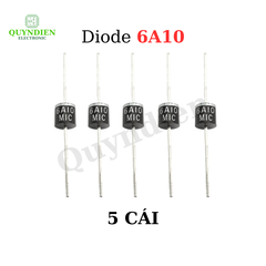 Diode 6A10 Chỉnh Lưu 1000V 6A - Túi 5 cái