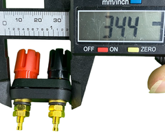 Trạm loa jack bắp chuối, trạm main Ampli, cọc loa đôi M5 chân ngắn