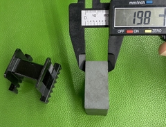 Lõi Biến Áp Xung EE4220 Vuông Nằm Khích (8+8)