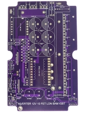 PCB bo mạch kích điện 10 fet LỚN băm IGBT + Kèm Dao động KA3525