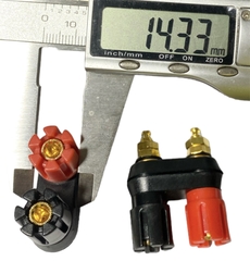 Trạm loa jack bắp chuối, trạm main Ampli, cọc loa đôi M5 chân ngắn