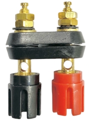 Trạm Loa Ampli Jack Loa Đôi Đỏ Đen M5 Chân Ngắn