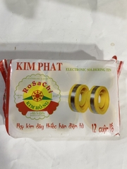 Thiếc hàn Chì hàn ROSACHI Kim Phát size nhỏ 16g - 1 Lốc 12 Cuộn