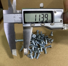 Ốc vít đầu COL REN mịn 4mm dài 12mm M4=4x12, (Túi 500gram = khoảng 480 - 490 con)
