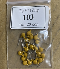 Tụ pi vàng 103 - 0.01uf - 50v