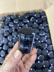 Tụ lộc nguồn 470uF 450V DC mới  màu ĐEN (35×50mm)
