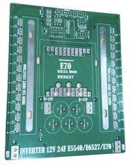 PCB Mạch công suất đổi điện DC ra DC - 24 fet nhỏ E65 - E70 (Chưa có Dao Động)
