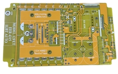 PCB 12 fet cách li băm IGBT Dùng biến áp máy hàn E4315 bo mạch sợi thủy tinh FR4 Kèm Dao động