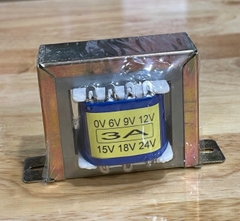 Biến áp đối xứng hạ áp 15v đôi AC vào 220v ra AC 15v-0v-15v - 3A