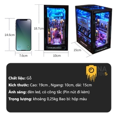 Chặn Sách 3D Phố Hiện Đại