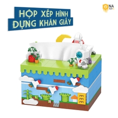 Hộp Xếp Hình Đựng Khăn Giấy