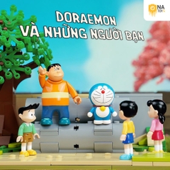 Xếp hình Sân Bóng Trong Doraemon