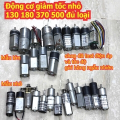 Động cơ giảm tốc nhỏ 130 180 370 500 đủ loại kde0529