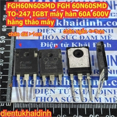 IXGH60N60C2 IXGH60N60 FGH60N60SMD FGH 60N60SMD 60N60FD1 60N60 TO-247 IGBT biến tần IXYS 60A 600V tháo máy kde0532