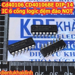 CD40106 CD40106BE DIP-14 IC 6 cổng logic đệm đảo NOT kde0670