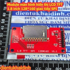 Module màn hình hiển thị LCD TFT 1.8 inch 128*160 giao tiếp SPI  kde0453