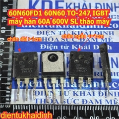 IXGH60N60C2 IXGH60N60 FGH60N60SMD FGH 60N60SMD 60N60FD1 60N60 TO-247 IGBT biến tần IXYS 60A 600V tháo máy kde0532