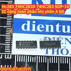 HC283 74HC283D 74HC283 SOP-16 IC cộng toàn phần nhị phân 4 bit kde0570