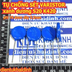 5 con TỤ CHỐNG SÉT VARISTOR xanh dương S20 K420 kde0530