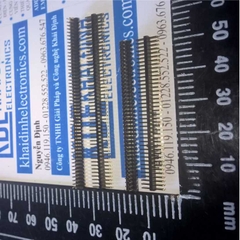 lượt 1.27mm JUMP RÀO ĐỰC, thẳng, đôi 2x40p kde0467