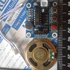 Module Ghi Âm ISD1820 + loa, có 3 phím điều khiển, áp 3-5V kde0309